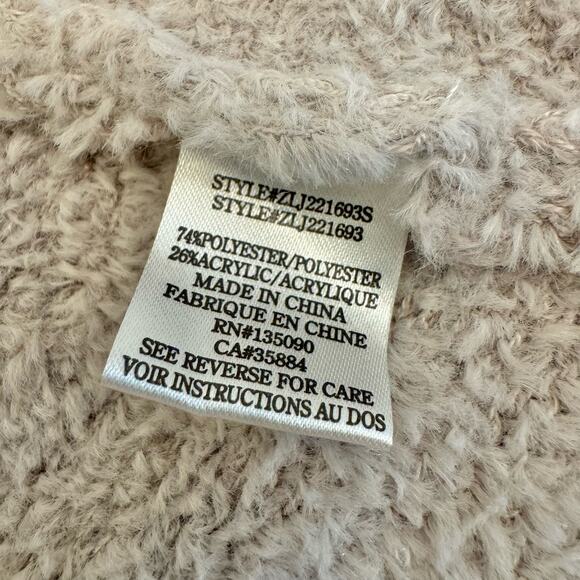 Z Supply Long Sleeve Open Front Hooded Long Cardigan Sweater Large - Picture 4 of 7